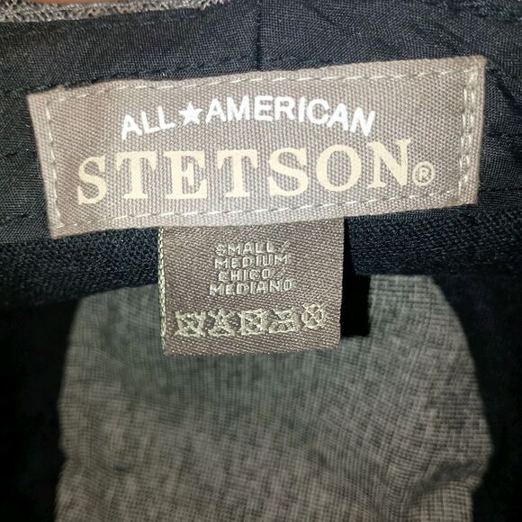 Vintage Stetson Gray Wool Tweed Fedora Hat Size 7 3/8 Cap Sherlock Holmes - Picture 15 of 15